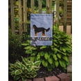 thumbnail image 2 of Carolines Treasures CK3717GF Black & Tan Cavapoo Welcome Garden Size Flag, 2 of 3