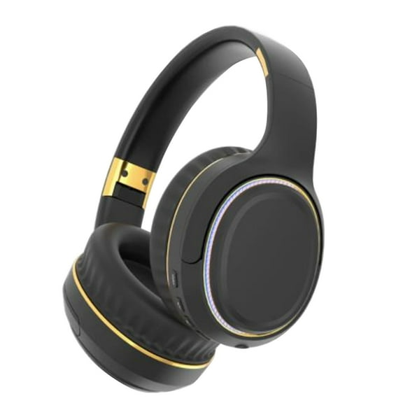 Dark Blue Wireless Bluetooth Headphones With Noise Cancellation, Foldable Design, And Plastic Material For Gaming, Sports, And Music Listening 7.52X7.01X3.33In 0.78Lb