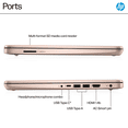 thumbnail image 6 of HP 14 Laptop Compact, MS Office 365(one year), Intel 4-Core Processor, 4GB Memory, 128GB Storage, Windows 11 S + Foldable Laptop Stand, 6 of 8