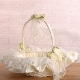thumbnail image 3 of Linyer Wedding Lace Flower Basket Ceremony Party Sweet Flower Basket Girls Bridesmaid Bamboo Collection Fruit Basket, 3 of 7