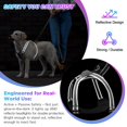 thumbnail image 4 of Arnés LED para Perro ChalkLit Multicolor con 7 Modos de Iluminación Talla M, 4 of 7