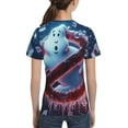 thumbnail image 5 of Ghostbusters Logo Cartoon Youth Unisex T-Shirt Crewneck Short Sleeve Double-Sided Print Tee Shirts Top For Boys Girls Kid Teen Medium, 5 of 6