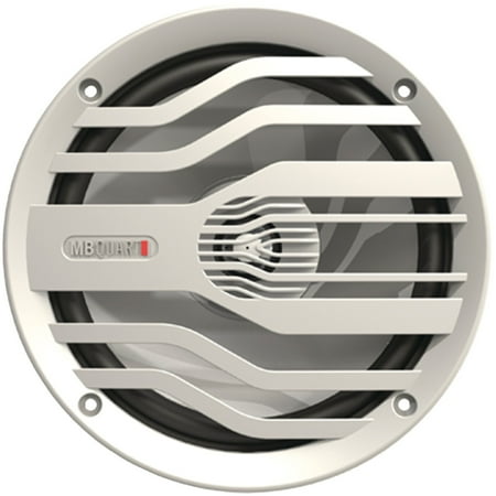 MB Quart - Nautic 6.5" 2-Way Marine Speakers with Composite Polypropylene Cones (Pair) - White