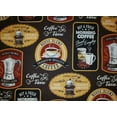 thumbnail image 3 of Morning Coffee Curtain Panels by Penny's Needful Things (Set of 2) 24 Inch Long UNLINED, 3 of 3