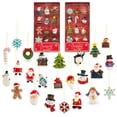 thumbnail image 1 of Mini Adornos Navideños De Resina, Juego De 24 - Decoraciones Navideñas Rústicas - Pequeños Adornos Para Árboles De Navidad En Miniatura - Papá Noel, Muñeco De Nieve, Ángel De Jengibre - ¡Pequeñas Deco, 1 of 5