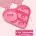 thumbnail image 3 of Paris Hilton Bento-Style Heart-Shaped Snack Box, Built-In Phone Stand, Removable Wrist Strap, Pink, 3 of 9