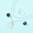 thumbnail image 4 of 2 collares de eslabones redondos de acero inoxidable para mujer, joyería minimalista con cierre de langosta, ideal como regalo de boda o cumpleaños., 4 of 4