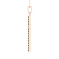 thumbnail image 4 of 0.6 ct Brilliant Round Cut Natural Peridot 14k Rose Gold Pendant with 16" Chain, 4 of 4