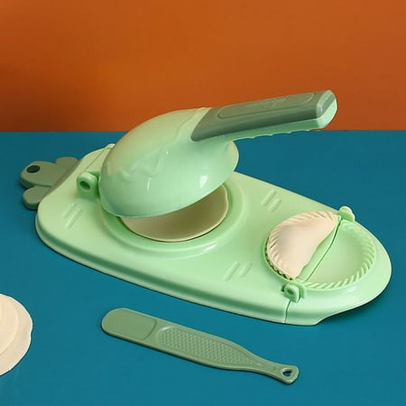 

Mingyiq 2 IN 1 Manual Dumpling Maker Dumpling Skin Press Dough Presser Mold With Spoon