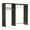 Brown, variant on The Stow OK0348-MJ 3-5 ft. Wide Basic Hanging Closet Kit, Honey Blonde