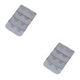 thumbnail image 2 of Correa de extensión Qarigey para sujetador con hebilla 2 ganchos 3 filas gris-plata 2Conjunto, 2 of 6