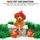 thumbnail image 4 of EeaseMX Pet Christmas Red Hat Gorro de lana de punto cálido con orificios para las orejas para cachorro de perro gato, 4 of 8