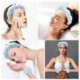 thumbnail image 5 of Spa Headband for Washing Face Wristband Set Sponge Makeup Skin Care Terry Cloth Bubble Soft Get Ready Hairband Women Girls Puffy Padded Headwear Non Slip Thick Hair Accessory, 5 of 8