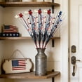 thumbnail image 5 of Nkmbld Fourth of July Decorations Patriotic Picks Red White Blue Berry Stems Memorial Independent Day Labor Decor for Home Vase Table Centerpieces, 5 of 8