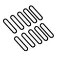 thumbnail image 5 of GUOOL 10 Piece Metal D Shaped Buckle Metal Loop Keeper for Leather Belt Replacement -, 5 of 5