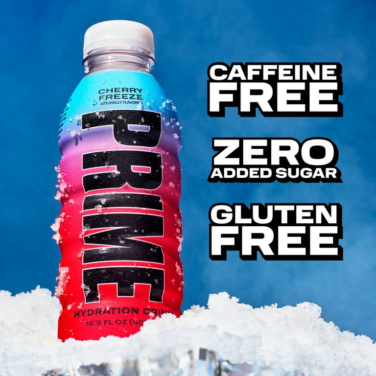 【新品未開封】THE POWERFUL HYDRATION COLLECTION Prime Hydration Drink, Cherry Freeze, 16.9 fl oz, 20 Calories, 10