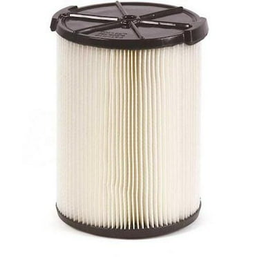 Ridgid 1-Layer Standard Pleated Paper Filter for Most 5 Gal. and Larger Wet/Dry Shop Vacuums