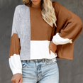 thumbnail image 2 of Tricot pour Femmes Hiver 2024 Doux Confortable Grande Taille Décontracté Chaud Mode Col Roulé, 2 of 5