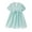 Light Blue, variant on Aayomet Summer Dresses Girls Cotton Long Sleeve Casual Cartoon Appliques Striped Dresses,Light Blue 2-3 Years
