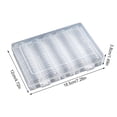 thumbnail image 5 of Inteprter 1 Juego de caja de almacenamiento, cajas de colección de cápsulas de monedas transparentes gruesas Almacenamiento y organización del hogar Inteprter HA059951-00B, 5 of 5