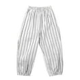 thumbnail image 3 of HUANBAI Boys' Summer Trousers Striped Baggy Trousers Thin Casual Trousers Boys Outdoor Trousers Children's Jogging Bottoms Sports Trousers 7-8 Years, 3 of 8