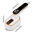 thumbnail image 3 of Matoen Travel Steamer, Premium Travel Steamer for Clothes Portable in Travel Mini Size, Efficient Fast-Heating Travel Iron Mini with Steam, Delicate Iron Steamer Excellent for Trip (White), 3 of 9