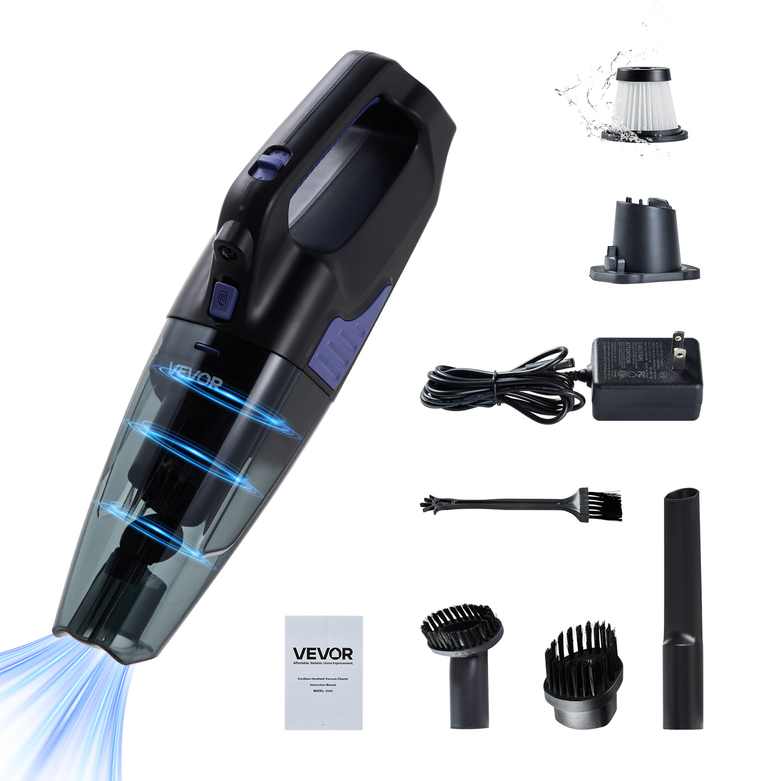 Eufy Vac H26 ハンディクリーナー eufy by Anker HomeVac H11, 1.2lbs Lightweight, Cordless Vacuum