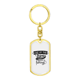 thumbnail image 4 of The Thing I Enjoy The Most Is Fishing Stainless Steel or 18k Gold Premium Swivel Dog Tag Keychain, 4 of 10