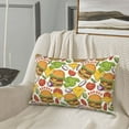 thumbnail image 4 of Plush Throw Pillow Covers, Cute Food Vegetable Cheese Pillow Cases with Invisible Zipper, Breathable Microfiber Pillow Cases Standard Size for Sleeping Bedroom Sofa Living Room 16x24, 4 of 5