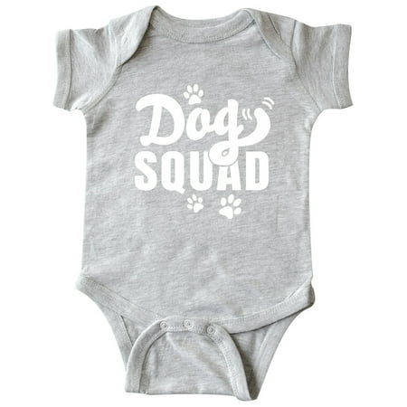 

Inktastic Dog Squad with Paw prints Gift Baby Boy or Baby Girl Bodysuit