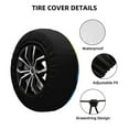 thumbnail image 2 of Naloa Colorful Easter Eggs1 PVC Leather Spare Tire Wheel Cover for Car Truck SUV Camper Trailer Universal Fit many size15 inch, 2 of 6