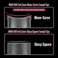 thumbnail image 3 of Puntas para uñas postizas NOVO OVO Sharp Square Moon Curve x330, 3 of 8
