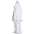 thumbnail image 3 of Pounoo Islamic Clothing Batwing Sleeve Hooded Maxi Length Loose Fit Lightweight Abayas Modest Prayer Garment Outfit Gift, 3 of 8