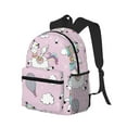 thumbnail image 2 of Picia Llama Unicorn and Rainbow Large Capacity Backpack Classic Style Backpack Casual Backpack Water-Resistant School Work Travel Outdoor Backpack, 2 of 8