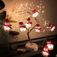 thumbnail image 3 of HEVIRGO String Lamp Snowman Deer Pattern Decorative Plush Christmas Tree Fairy Lights Home Decor, 3 of 11