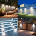 thumbnail image 5 of Peasur 16 Packs Solar Outdoor Lights Motion Sensor Solar Security Lights Waterproof with 3 Lighting Modes Solar Powered Wall Lights Outside for Garden Fence Yard Deck, White, 5 of 13