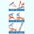 thumbnail image 4 of Thatch Rake,15 Inch Wide Garden Dethatcher Lawn Rakes for Cleaning Dead Grass with Stainless Steel Handle, 19 Steel Tines, Metal Thatching Rake for Yard Loosening Soil, 4 of 7