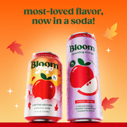 Bloom Nutrition Pop Crisp Apple Prebiotic Soda, 12 fl oz Can