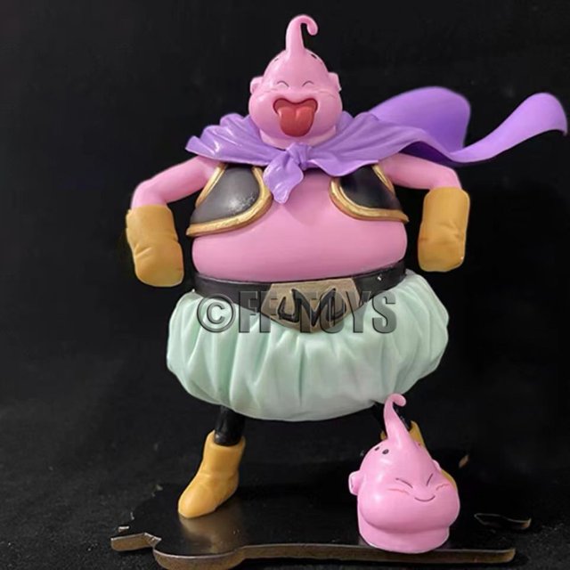 Figuras de acción de Dragon Ball Fat Buu, estatua de PVC de cabeza reemplazable, modelo de colección, juguetes, regalos Gong Bohan LED