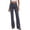 *Dark Gray, variant on Women Elastic Mid Rise Flare Leg Bootcut Pants,Casual Slim Bell Bottom Trousers with Pocket Dark Gray,Women's Plus XL