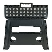 Core Pacific 12 inch Step Stool Black with Gray Dots