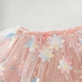 thumbnail image 6 of Floleo Girls Floral Tulle Tutu Skirt Kids Elastic Waist Layered Mesh Skirt 3D Flower Applique Skirt Lightweight Party Skirt for Play and Special Occasions(Pink,3 Years), 6 of 7