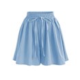 thumbnail image 2 of biudgviw Flowy Shorts for Women Boho High Waisted Chiffon Ruffle Culottes Shorts Plus Size Summer Beach Vacation Shorts, 2 of 5