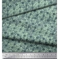 thumbnail image 2 of Soimoi Cotton Duck Fabric Leaves & Floral Artistic Decor Fabric Printed Yard 56 Inch Wide, 2 of 3