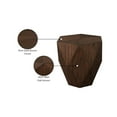 thumbnail image 2 of Meridian Furniture Diamante Brown Oak Veneer End Table, 2 of 8