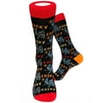 thumbnail image 2 of Cocky Socks Funny Rooster Chicken Confident Footwear (Black) - Mens (7-12), 2 of 8