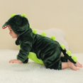 thumbnail image 1 of Mono de dinosaurio CUTICAT para Halloween Ropa de abrigo para bebés 90cm a 100cm, 1 of 8