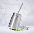thumbnail image 4 of MakerFlo 12 oz Stainless Steel Mason Jar, 25 Pack, Blank Tumbler for DIY Crafts, Epoxy & Customization, 4 of 8