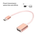 thumbnail image 4 of Type-C Adapter Cable, Card Reader Adapter Cable, Reinforced Joints OTG Adapter Cable, For Mobile Phones Computer Tablet Golden,silver,pink, 4 of 8