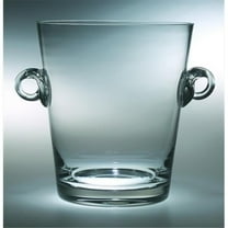 Majestic Gifts Inc. Majestic Gifts European High Quality Glass Ice Bucket/ Wine Cooler W/ 2 Handles-9.25" Height